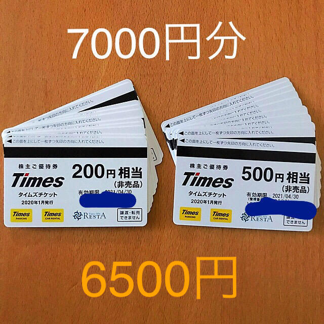 パーク24 株主優待 7000円分