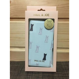 ポールアンドジョー(PAUL & JOE)の【新品、未開封】手帳型 ポール&ジョー チェスキャット、アクアブルー(iPhoneケース)