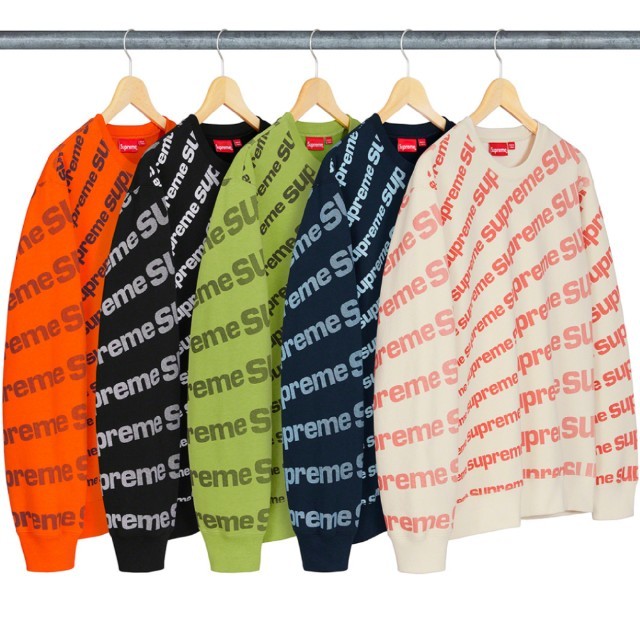 新品L Supreme Radial Crewneck ブラック 黒