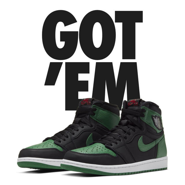 NIKE AIR JORDAN 1 PINE GREEN