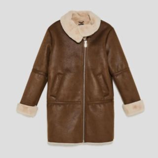 ザラ(ZARA)のZARAファーコート(毛皮/ファーコート)