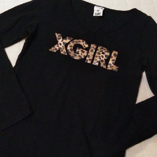 エックスガール(X-girl)のx-girl★エックスガール★レオパードロゴロンT(2)(Tシャツ(長袖/七分))