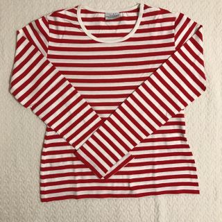 マリメッコ(marimekko)のボーダーカットソー  マリメッコ (カットソー(長袖/七分))