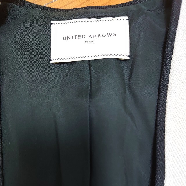 UNITED ARROWS(ユナイテッドアローズ)のユナイテッドアローズ　リネンジャケット レディースのジャケット/アウター(ノーカラージャケット)の商品写真