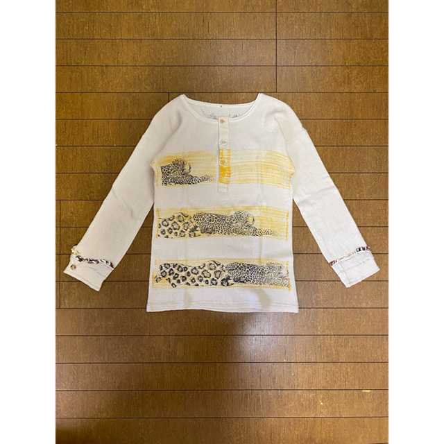 Xerosen HENRY THREE Q/S TEE Leopard/クリーム メンズのトップス(Tシャツ/カットソー(七分/長袖))の商品写真