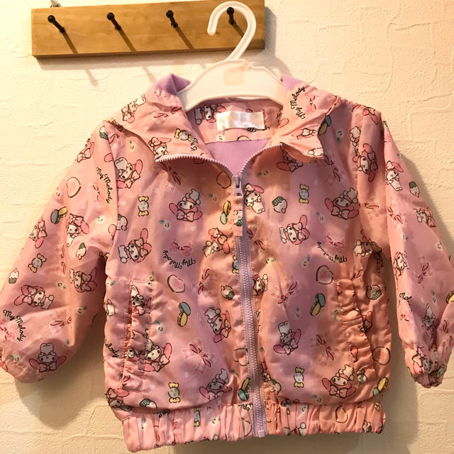 マイメロディ♪  裏地付きジャンパー キッズ/ベビー/マタニティのキッズ服女の子用(90cm~)(ジャケット/上着)の商品写真