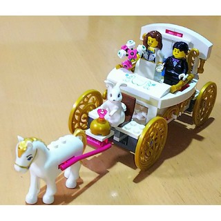 レゴ(Lego)のレゴ★ウェディング 馬車 オリジナルアレンジ 100%レゴパーツ(キャラクターグッズ)