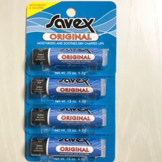 サベックス(Savex)のサベックス　Savex リップクリーム　4個セット　送料込み⭐︎(リップケア/リップクリーム)