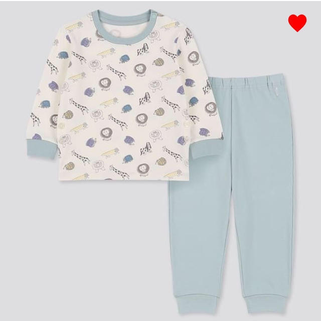 UNIQLO(ユニクロ)のユニクロ リサラーソン パジャマ90 キッズ/ベビー/マタニティのキッズ服男の子用(90cm~)(パジャマ)の商品写真