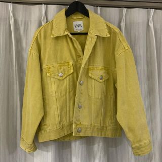 ZARA(Gジャン/デニムジャケット ・ イエロー/黄色系)のフリマ ZARA(Gジャン/デニムジャケット ・ イエロー/黄色系)のフリマ