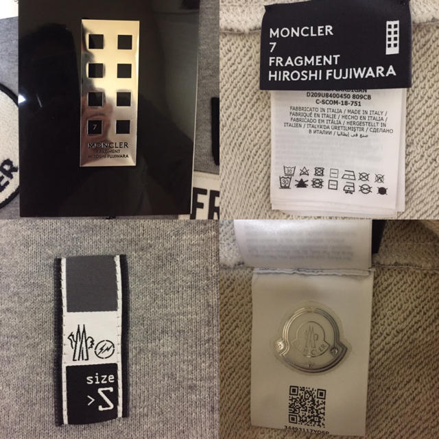 MONCLER(モンクレール)のモンクレールGENIUS パーカー フラグメント×HIROSHI FUJIWAR メンズのトップス(パーカー)の商品写真