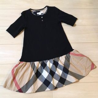 バーバリー(BURBERRY)の美品 BURBERRY CHILDREN ワンピース ８Ｙ 128㎝(ワンピース)