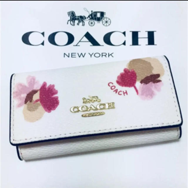 COACH(コーチ)のコーチ　花柄　キーケース② レディースのファッション小物(キーケース)の商品写真
