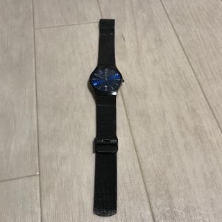 スカーゲン(SKAGEN)の【ジャンク】時計　スカーゲン  SKAGEN ブルー　盤面割れ(腕時計(アナログ))