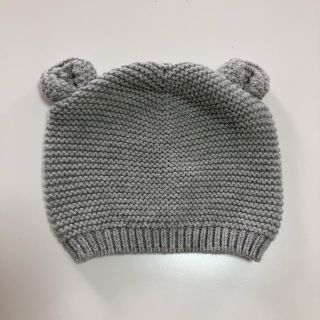 ベビーギャップ(babyGAP)のbabyGAP ベビーギャップ ニットキャップ グレー(帽子)