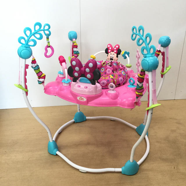 ディズニー ミニーマウス ピーカブー アクティビティ ジャンパルー 超