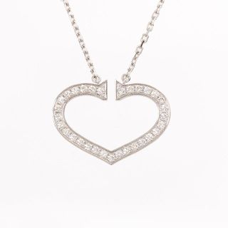 Cartier - 激レア!!超かわいいいカルティエcハートネックレスLM ...