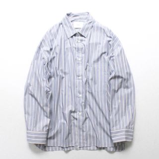 サンシー(SUNSEA)のstein Oversized Down Pattern Shirt ストライプ(シャツ)