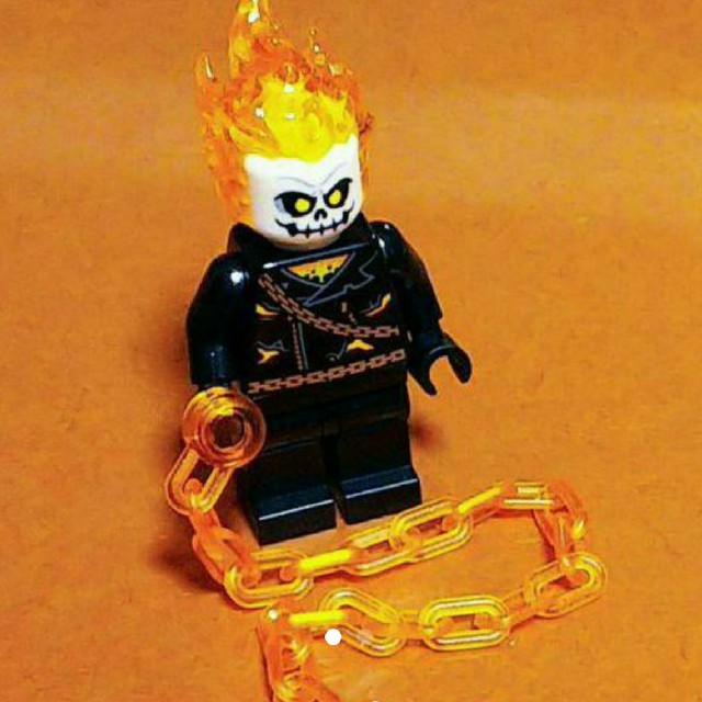 Lego - レゴ☆スーパー・ヒーローズ ミニフィグ ゴーストライダー 美品 人気 激レアの通販 by TAD's shop｜レゴならラクマ