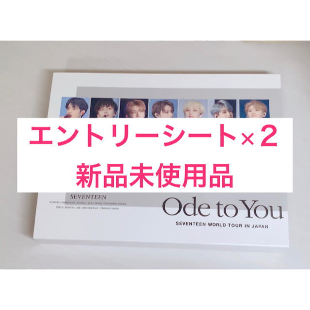 即購入不可SEVENTEEN  Ode to you 初回盤 DVD