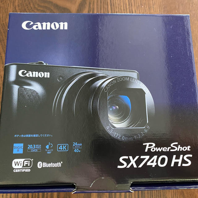 〈新品〉Canon powershot sx740 HS ブラック1cm∞20m∞マクロ