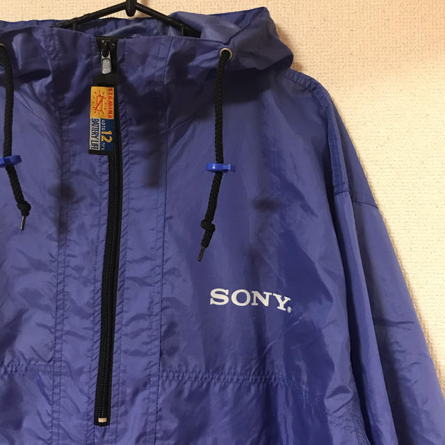 SONY(ソニー)のSONY ソニー　handycom  企業ロゴ　ナイロンジャケット　アノラック　 メンズのジャケット/アウター(ナイロンジャケット)の商品写真
