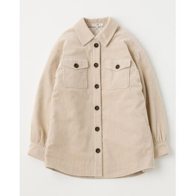 moussy(マウジー)のmoussy2019aw/CORDUROY PADDING シャツ * レディースのトップス(シャツ/ブラウス(長袖/七分))の商品写真