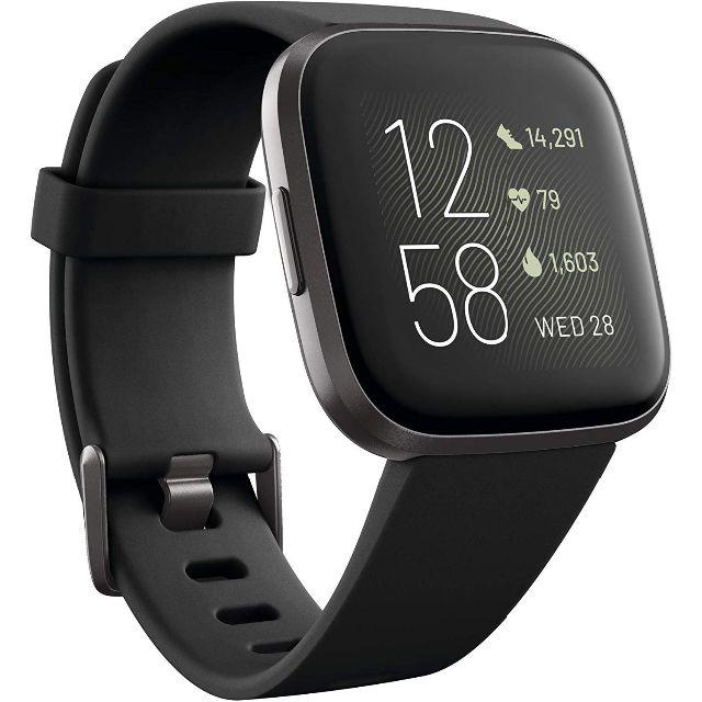 [日本正規品] Fitbit Versa 2 Alexa搭載 スマートウォッチ黒