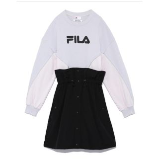 スナイデル(SNIDEL)のSNIDEL / スナイデル FILAスウェットワンピース　FILA(ミニワンピース)