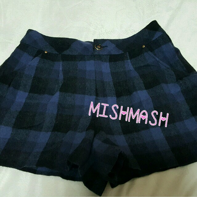 MISCH MASCH(ミッシュマッシュ)のMISHMASH♡チェックショートパンツ レディースのパンツ(ショートパンツ)の商品写真