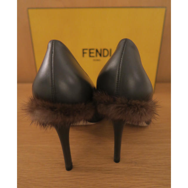 FENDI - お値下げ中♡FENDI 新品ミンクファー付きパンプス FENDI - お値下げ中♡FENDI 新品ミンクファー付きパンプス