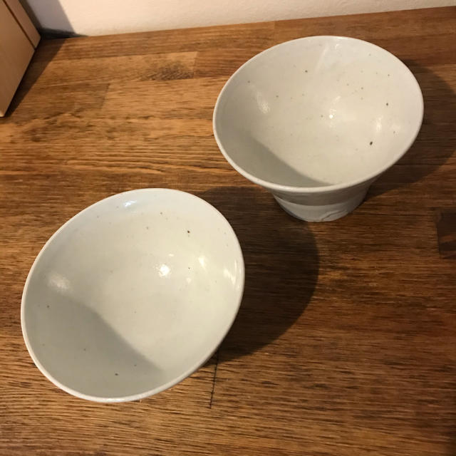 美品　伊藤環　くらわんか 茶碗2客セット