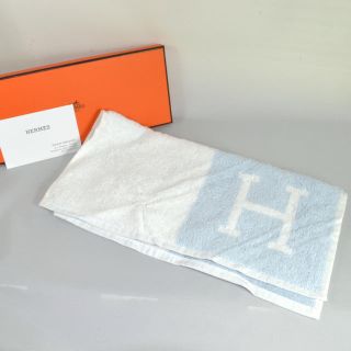 エルメス(Hermes)のエルメス HERMES  ハンカチ タオルハンカチ ブルー 新品未使用(ハンカチ)