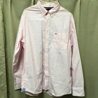 トミーヒルフィガー(TOMMY HILFIGER)のTOMMY HILFIGER  ピンクシャツ(Tシャツ/カットソー(七分/長袖))