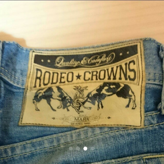 RODEO CROWNS(ロデオクラウンズ)のロデオクラウンズ ストレート デニム XS レディースのパンツ(デニム/ジーンズ)の商品写真