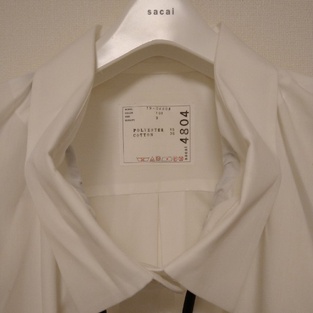 sacai シャツワンピース sacai シャツワンピース