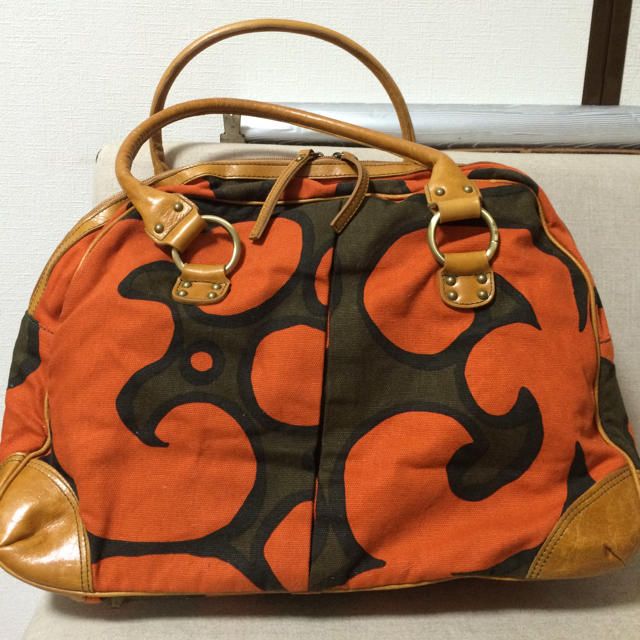 marimekko(マリメッコ)のレア美品◇マリメッコfor H&Mバック レディースのバッグ(ボストンバッグ)の商品写真