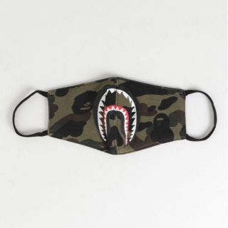 アベイシングエイプ(A BATHING APE)のBAPE 1ST CAMO MASK グリーン エイプ マスク(その他)