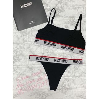 モスキーノ(MOSCHINO)のMOSCHINO lingerie✴︎海外セレクト下着✴︎見せブラ(ブラ&ショーツセット)