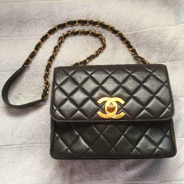 CHANEL(シャネル)のシャネル マトラッセ シングルチェーンショルダーバッグ 黒 レディースのバッグ(ショルダーバッグ)の商品写真