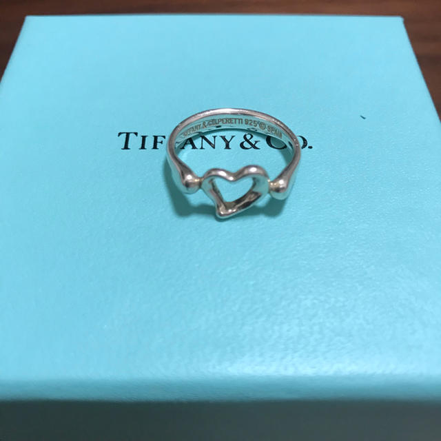 Tiffany & Co.(ティファニー)の【美品】ティファニーオープンハートリング★シルバー★ レディースのアクセサリー(リング(指輪))の商品写真