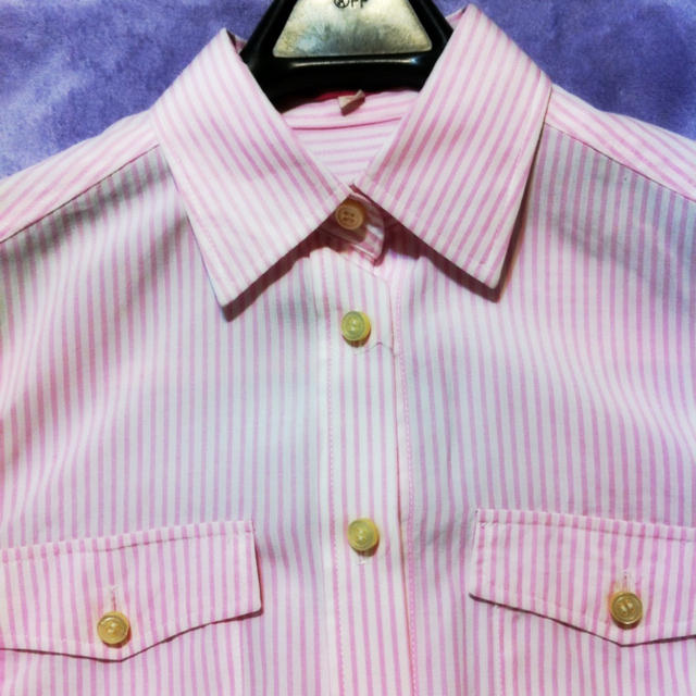rosebullet(ローズブリット)のrosebullet☆ストライプシャツ レディースのトップス(シャツ/ブラウス(半袖/袖なし))の商品写真