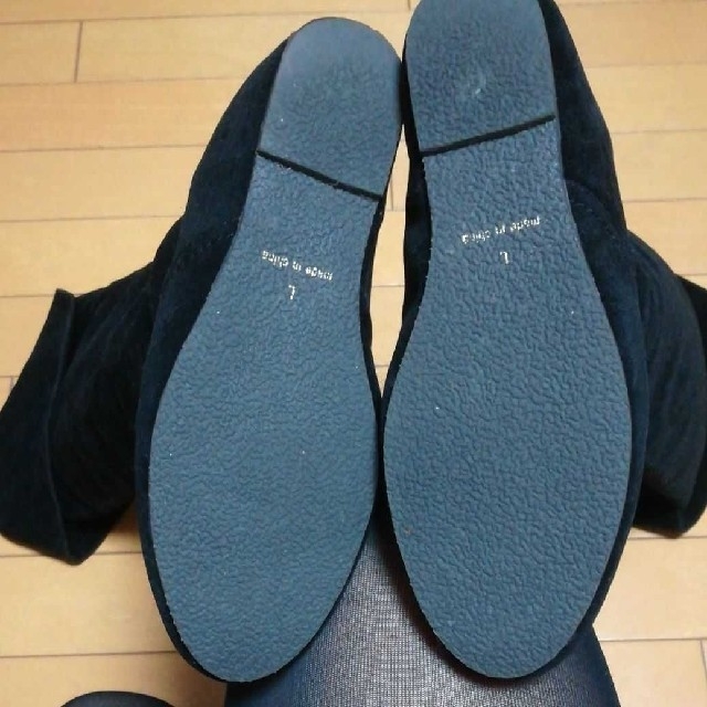 黒ロングブーツ レディースの靴/シューズ(ブーツ)の商品写真