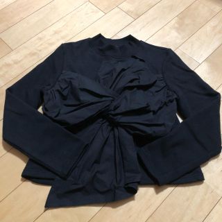 ザラ(ZARA)のZARA♡胸元リボントップス(カットソー(長袖/七分))