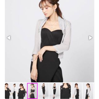 デイジーストア(dazzy store)のキャバボレロ　グレーＬサイズ　お値下げ(ボレロ)