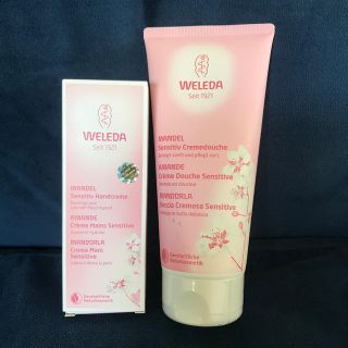 ヴェレダ(WELEDA)のヴェレダ　アーモンド　ハンドクリーム　× ボディウォッシュ(ハンドクリーム)