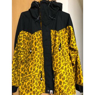 アベイシングエイプ(A BATHING APE)のleopard snow board jacket(ブルゾン)