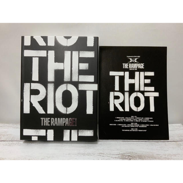 THE RIOT CD+DVD2枚組 THE RAMPAGE