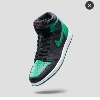 ナイキ(NIKE)のNIKE AIR JORDAN 1 HIGH PINE GREEN 27(スニーカー)