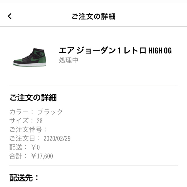 NIKE エアジョーダン1 ナイキ　28